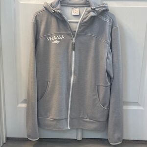 Craft Light Gray VELAASA Full-Zip Hoodie